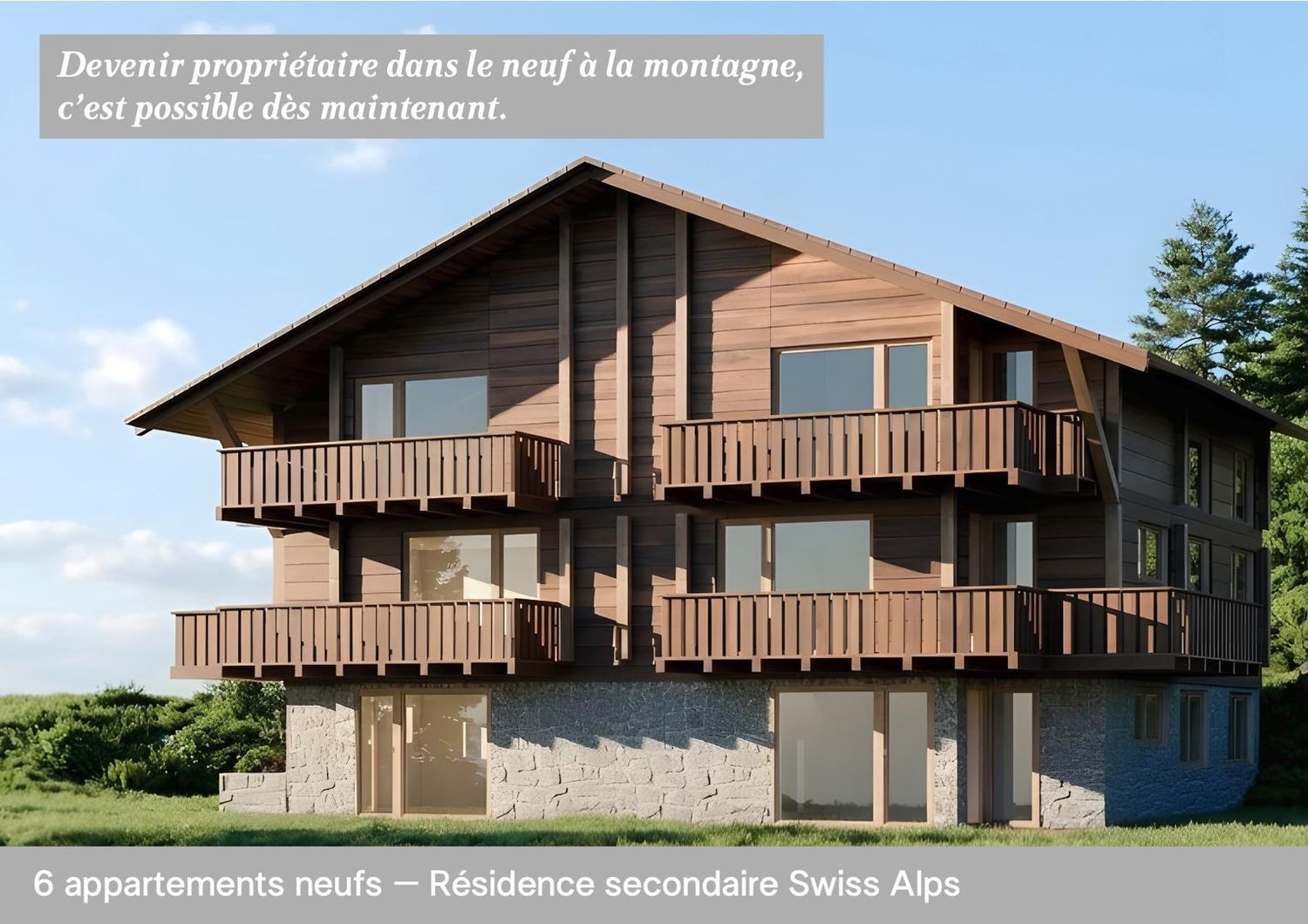 NEUF ! NOUVELLE PROMOTION - Appartements de 3.5 pièces traversant avec terrasse et/ou balcon Sud - Appartement, 3.5 pièces, 76.00 m2