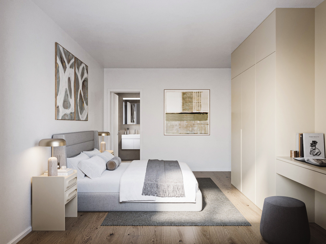 3.5 Zimmer Attikawohnung - Schlafzimmer