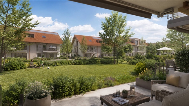 Neuentwicklung 4,5 neue Zimmer mit großem privatem Garten und einer Terrasse von 78 m² -  Bild 1