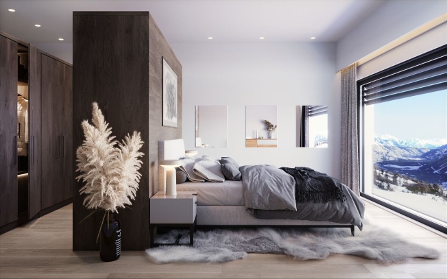 Neubau einer Luxusvilla mit 5,5 Zimmern in Chermignon d'en haut -  Bild 5