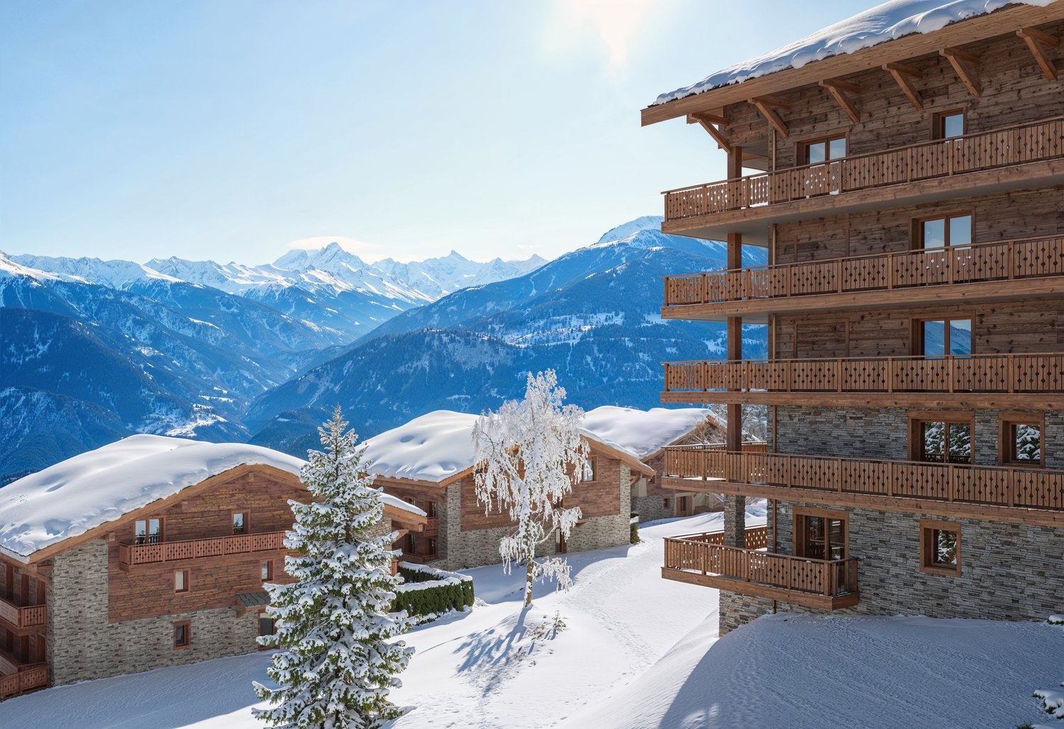 4.5 pièces - '"Le Guépard"" avec service hôtelier à Crans-Montana -  Bild 5