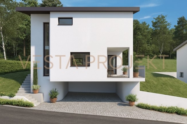 Progetto di costruzione approvato per due moderne ville unifamiliare con standard Minergie e vista panoramica -  Bild 2