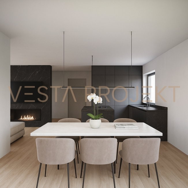 Progetto di costruzione approvato per due moderne ville unifamiliare con standard Minergie e vista panoramica -  Bild 5