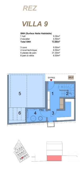 Angrenzende Villa mit 4,5 Zimmern und herrlicher Aussicht -  Bild 10