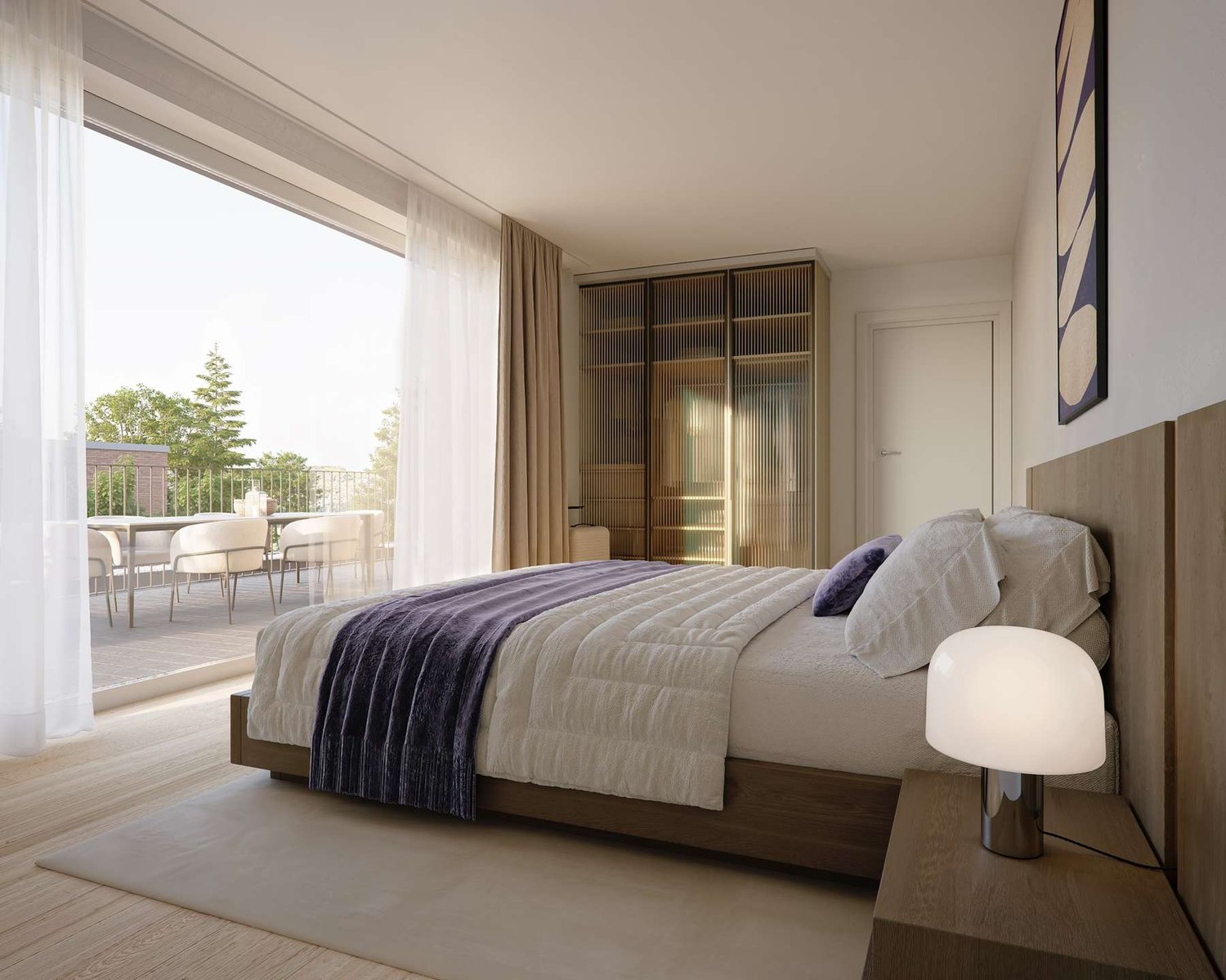 Exklusive 5.5-Zimmer-Attikawohnung mit über 200 m² Wohnfläche und zwei grosszügigen Terrassen - Schlafzimmer