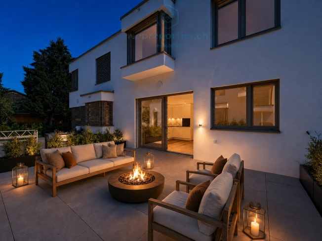 Neue Villa, neben dem Wald von Bouleyres, am Ufer des Flusses -  Bild 1
