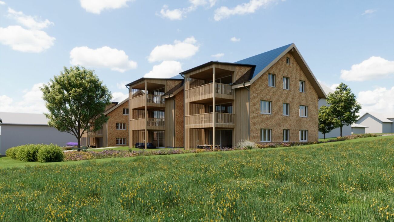 Wohnen am Haldenbach - Nachhaltiger Bau in Ganterschwil -  Bild 1