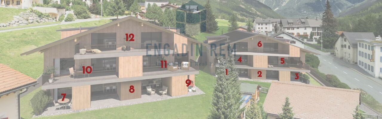 Wohnen mit Gartenfeeling - Eckwohnung Nr. 1 - Wohnungsübersicht / Apartment overview / Panoramica degli appartamenti