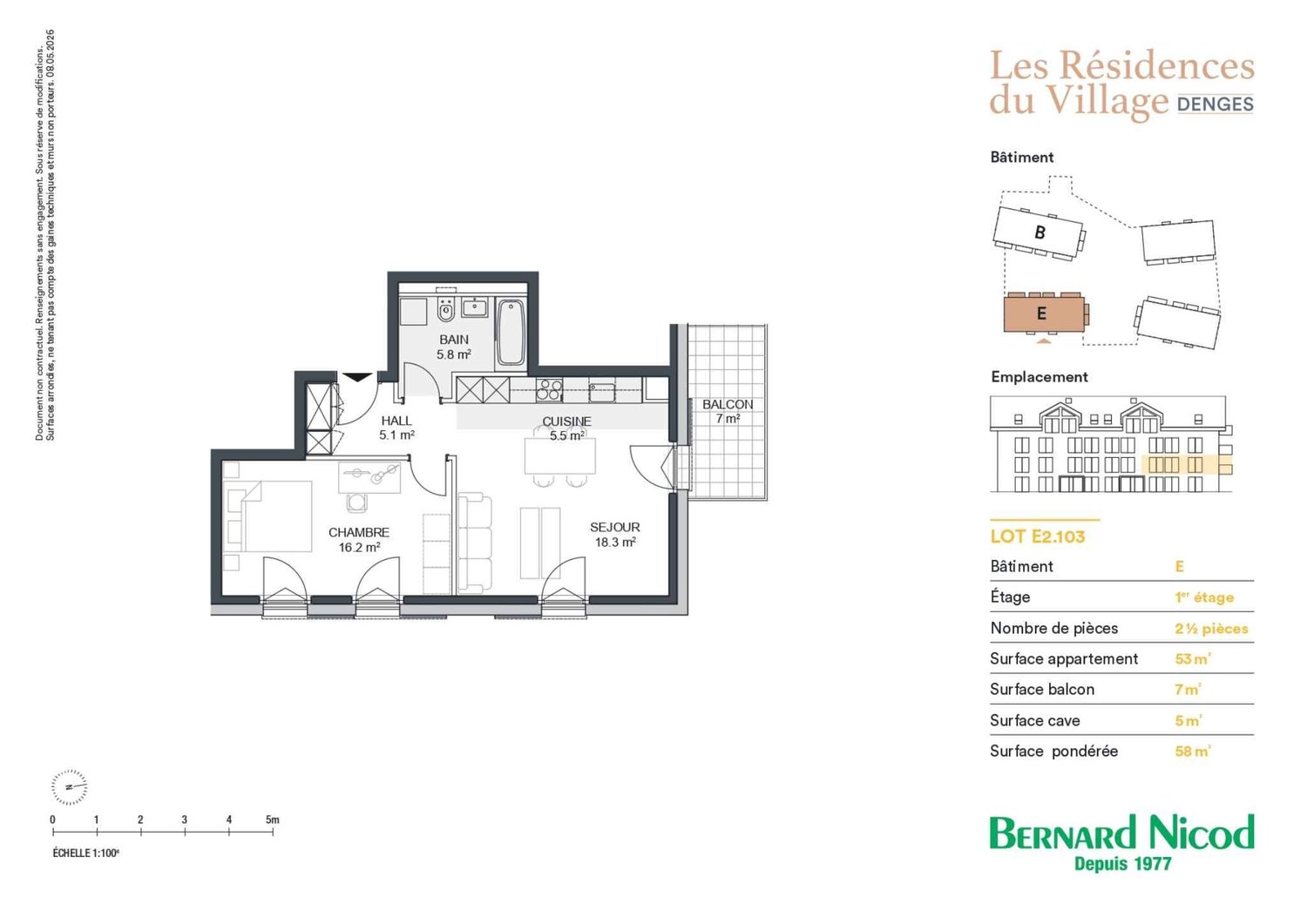 Zweieinhalb-Zimmer-Wohnung mit Balkon, ideal für Investitionen -  Bild 2