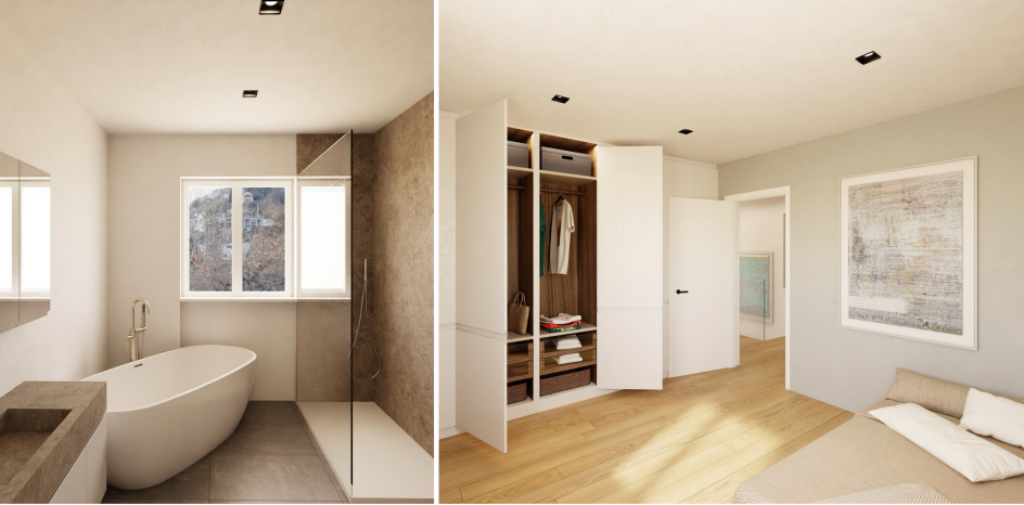 Villa panoramica con vista lago  Personalizzala secondo il tuo stile  Gordola - Villa 4.5 pièces - image - 8