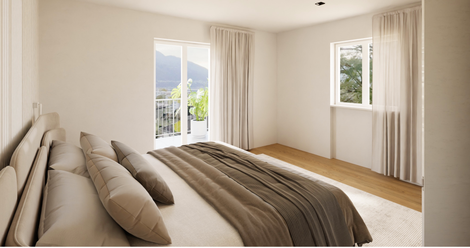 Villa panoramica con vista lago  Personalizzala secondo il tuo stile  Gordola - Villa 4.5 pièces - image - 9