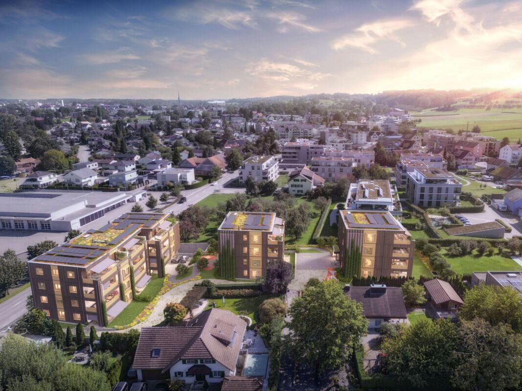 Neubauprojekt «Fliedergarten» - modernes Wohnen mit Stil und Nachhaltigkeit - hochwertige Obergeschosswohnung -  Bild 4