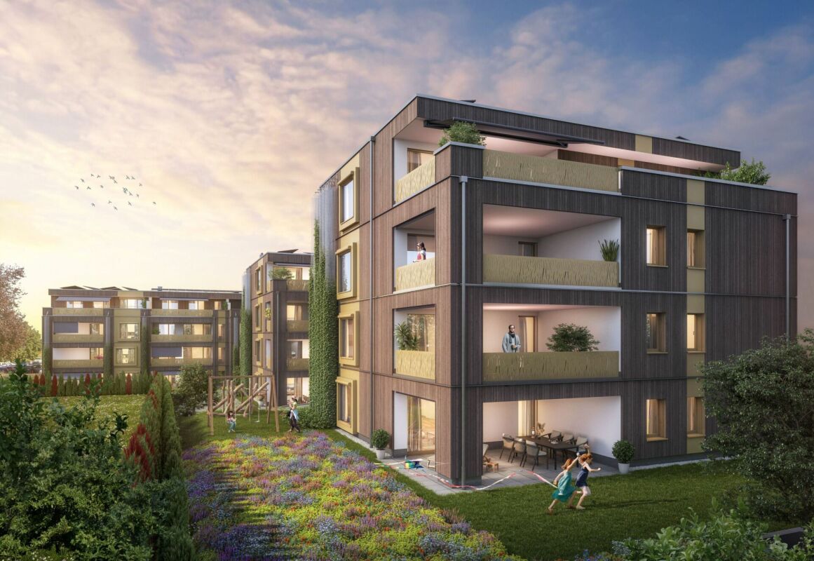 Neubauprojekt «Fliedergarten» - modernes Wohnen mit Stil und Nachhaltigkeit - hochwertige Gartenwohnung -  Bild 2