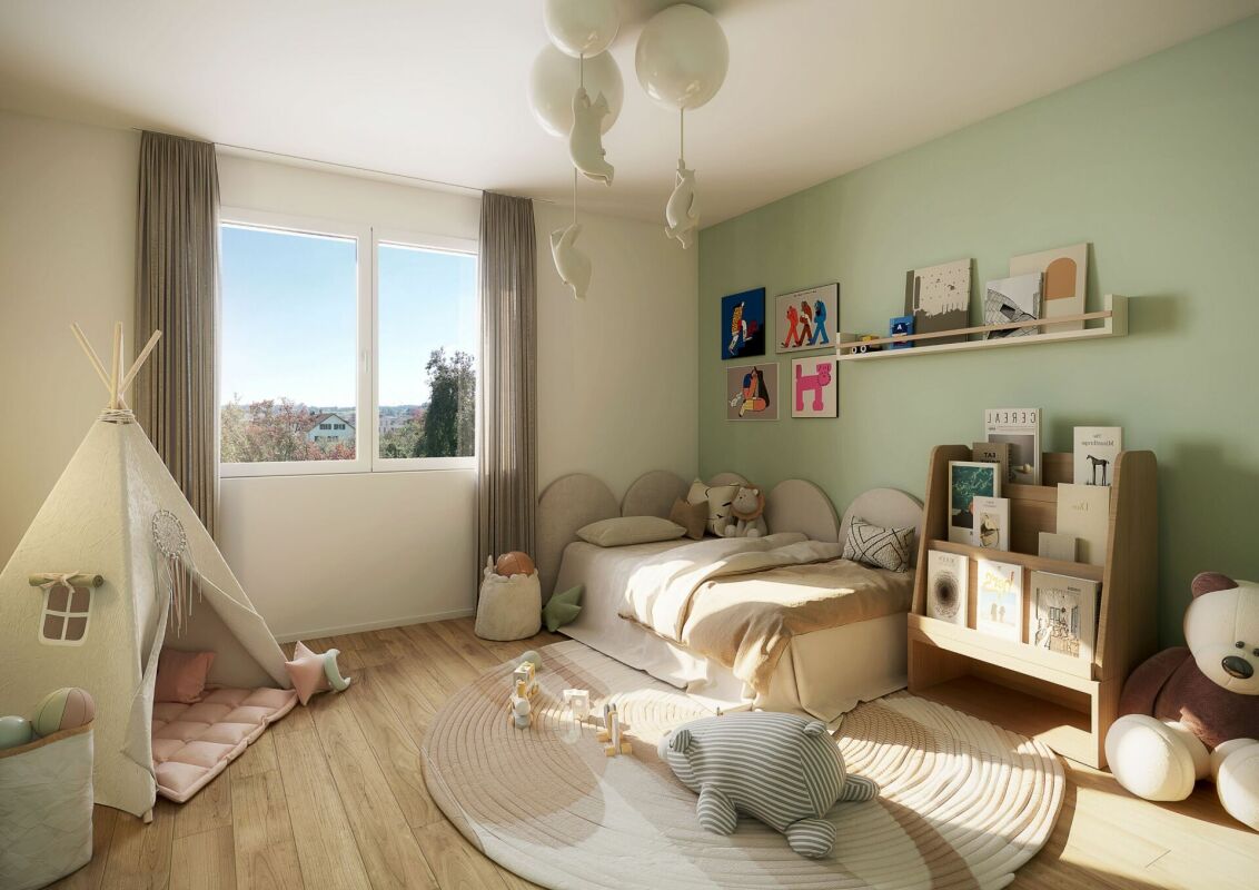 Neubauprojekt «Fliedergarten» - modernes Wohnen mit Stil und Nachhaltigkeit - hochwertige Gartenwohnung -  Bild 9