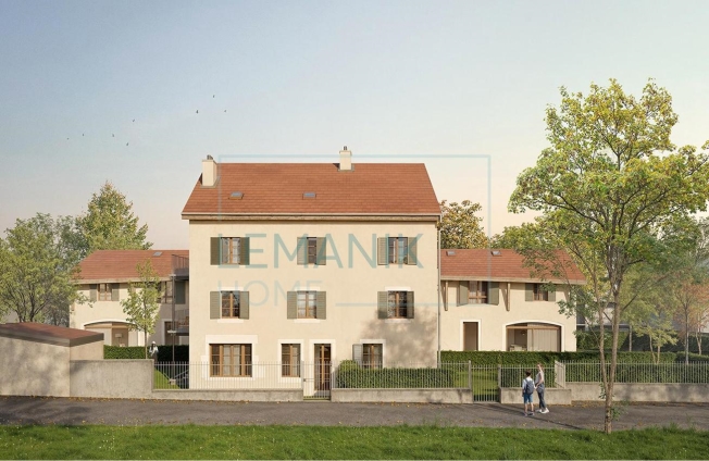 Im Bau 5-Zimmer-Doppelhaus mit Garten in Troinex; Beförderung CLOS DES HAIES -  Bild 1