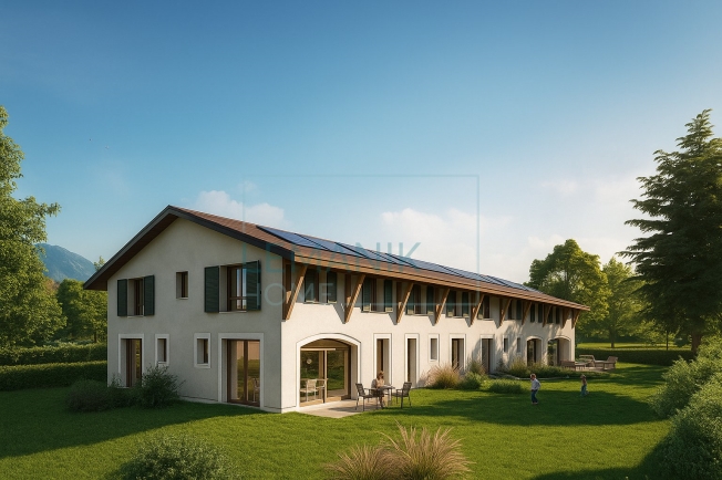 Im Bau 5-Zimmer-Doppelhaus mit Garten in Troinex; Beförderung CLOS DES HAIES -  Bild 2