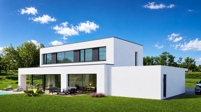 Luxuriöse moderne Villa mit Pool in Courgenay -  Bild 2