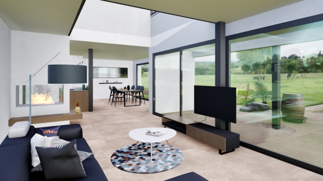 Luxuriöse moderne Villa mit Pool in Courgenay -  Bild 4