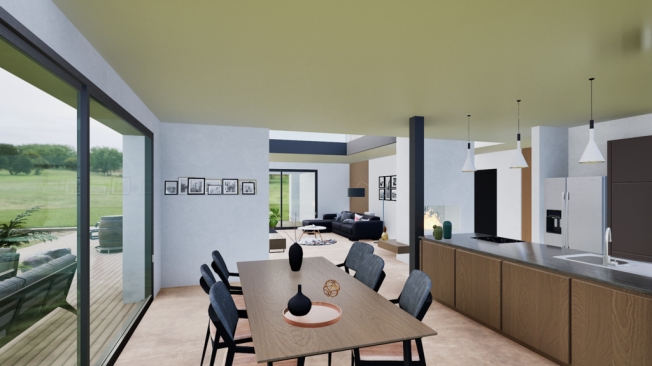 Luxuriöse moderne Villa mit Pool in Courgenay -  Bild 5