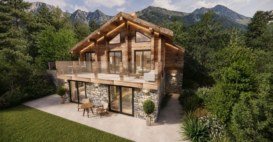 Projet de rénovation d'exception : Chalet indépendant proche du centre de Crans avec un fort potentiel - Chalet - image - 1
