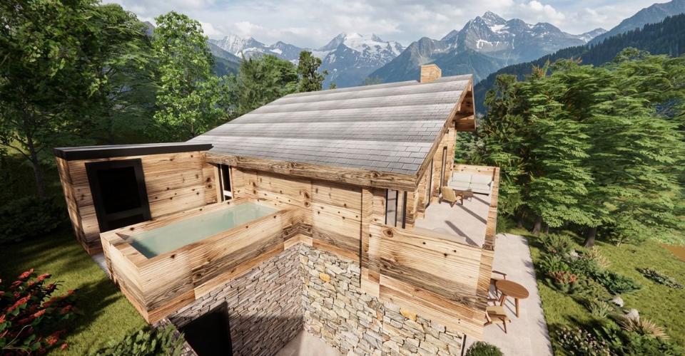 Projet de rénovation d'exception : Chalet indépendant proche du centre de Crans avec un fort potentiel - Chalet - image - 4
