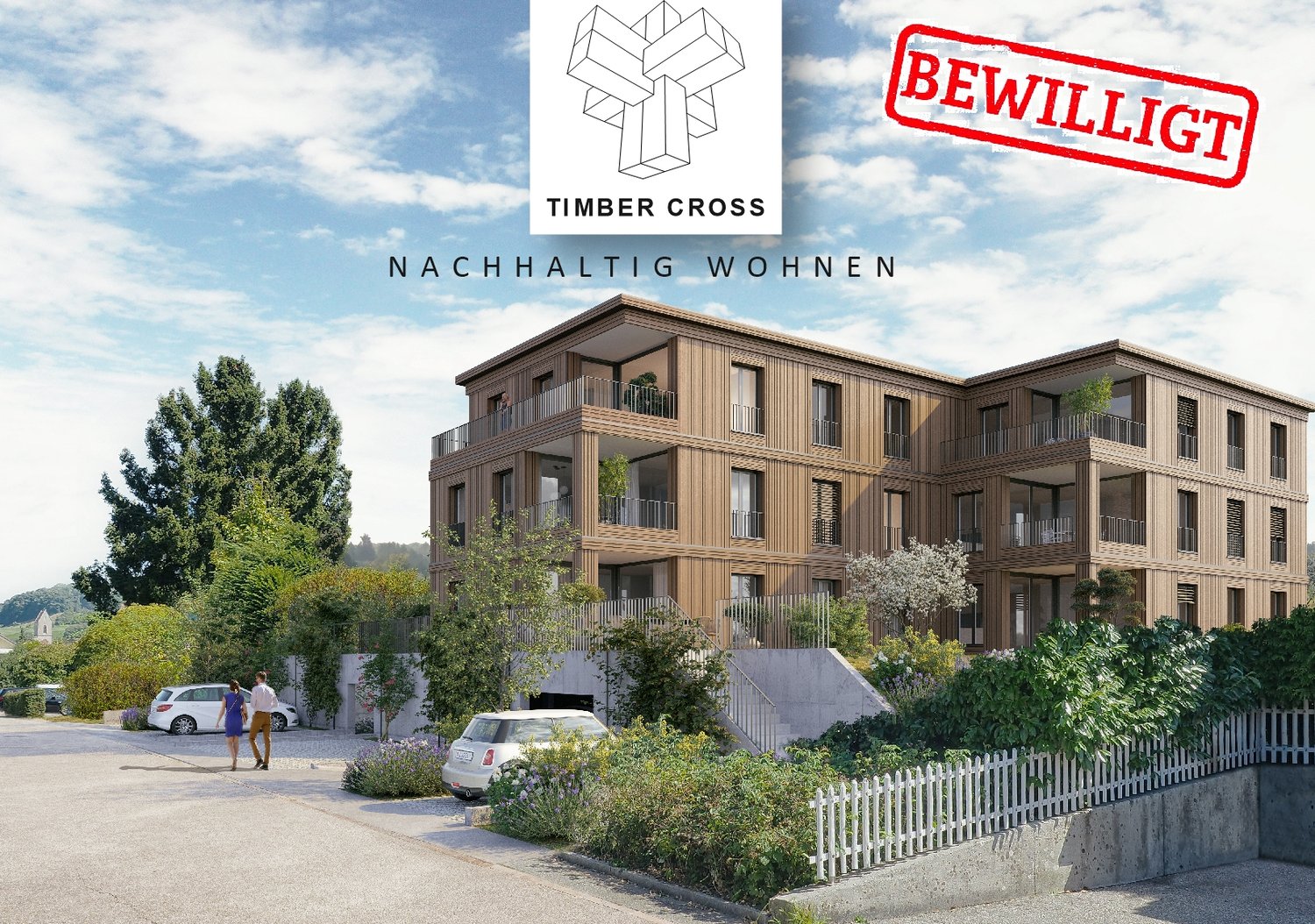 NEUBAU BEWILLIGT: Wohnen mit Gartenparadies -  Bild 1