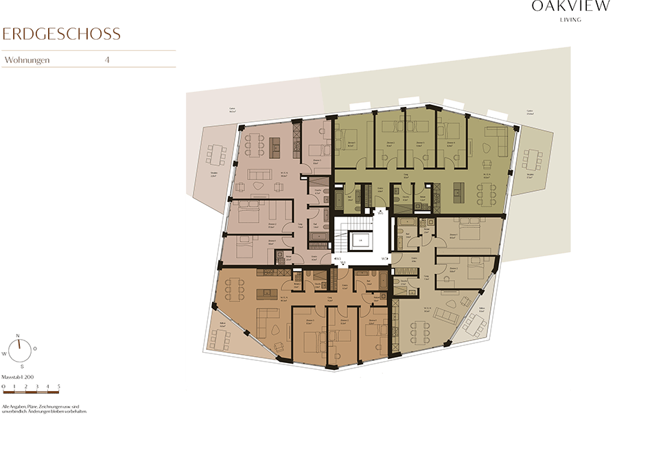 Ruhige und moderne Gartenwohnung mit romantischem Aussenraum und Waldsicht - W6 -  Bild 4