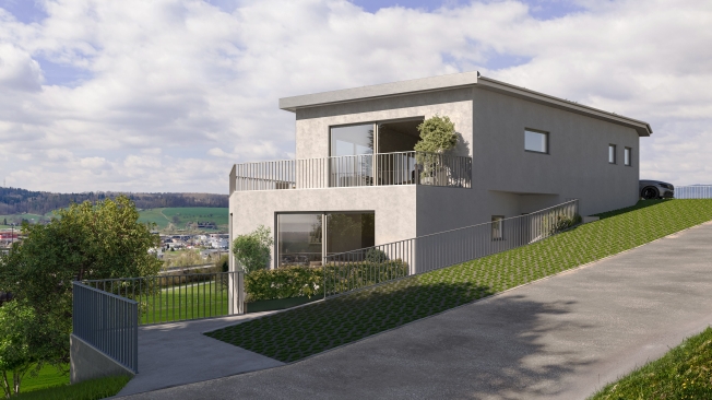 3.5-Zimmer-Attika-Maisonette-Wohnung mit Weitsicht in Frick kaufen -  Bild 3
