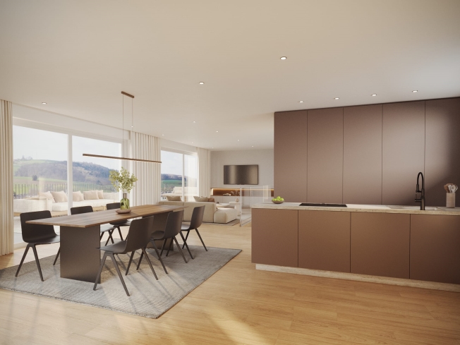 3.5-Zimmer-Attika-Maisonette-Wohnung mit Weitsicht in Frick kaufen -  Bild 4