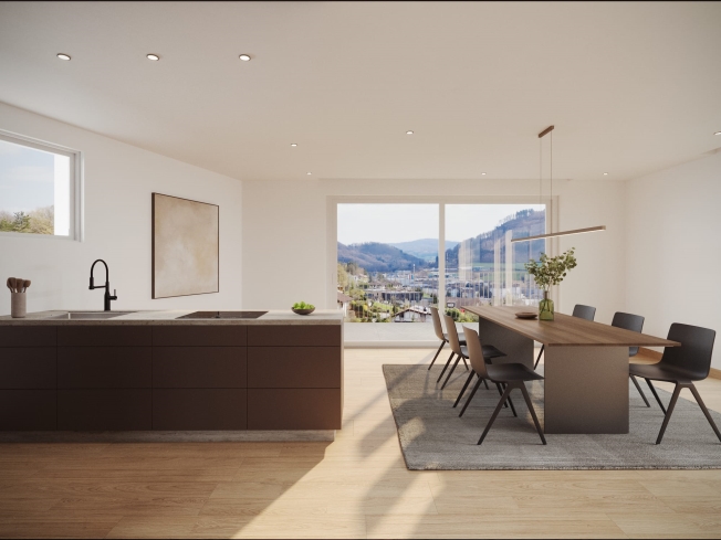 3.5-Zimmer-Attika-Maisonette-Wohnung mit Weitsicht in Frick kaufen -  Bild 5