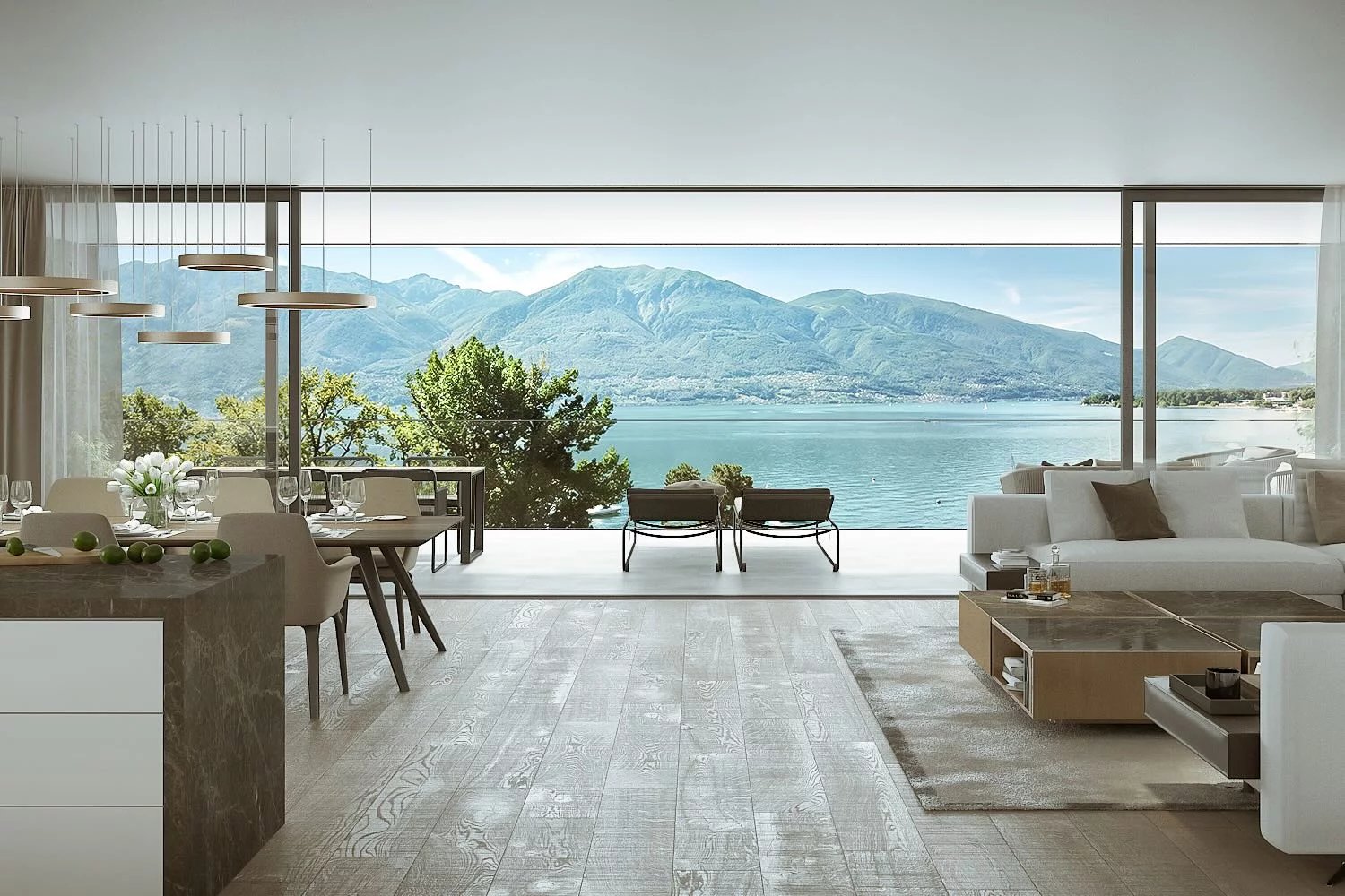 Exklusive Neubauwohnung mit grosszügiger Panoramaterrasse & Seeblick, zu verkaufen in Minusio -  Bild 2