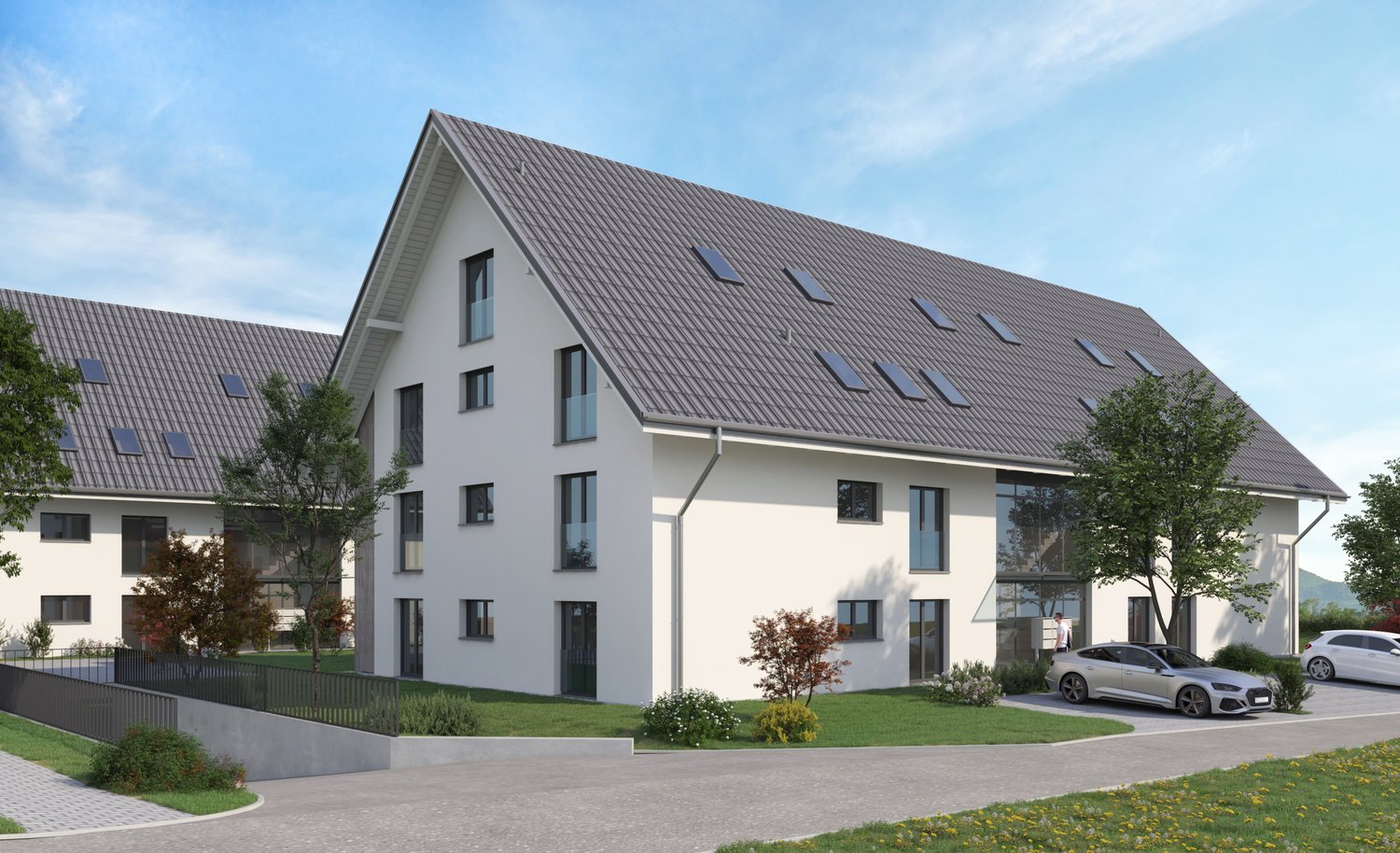 Moderne 3.5-Zimmer-Dachgeschosswohnung in ruhiger Lage von Etziken -  Bild 2