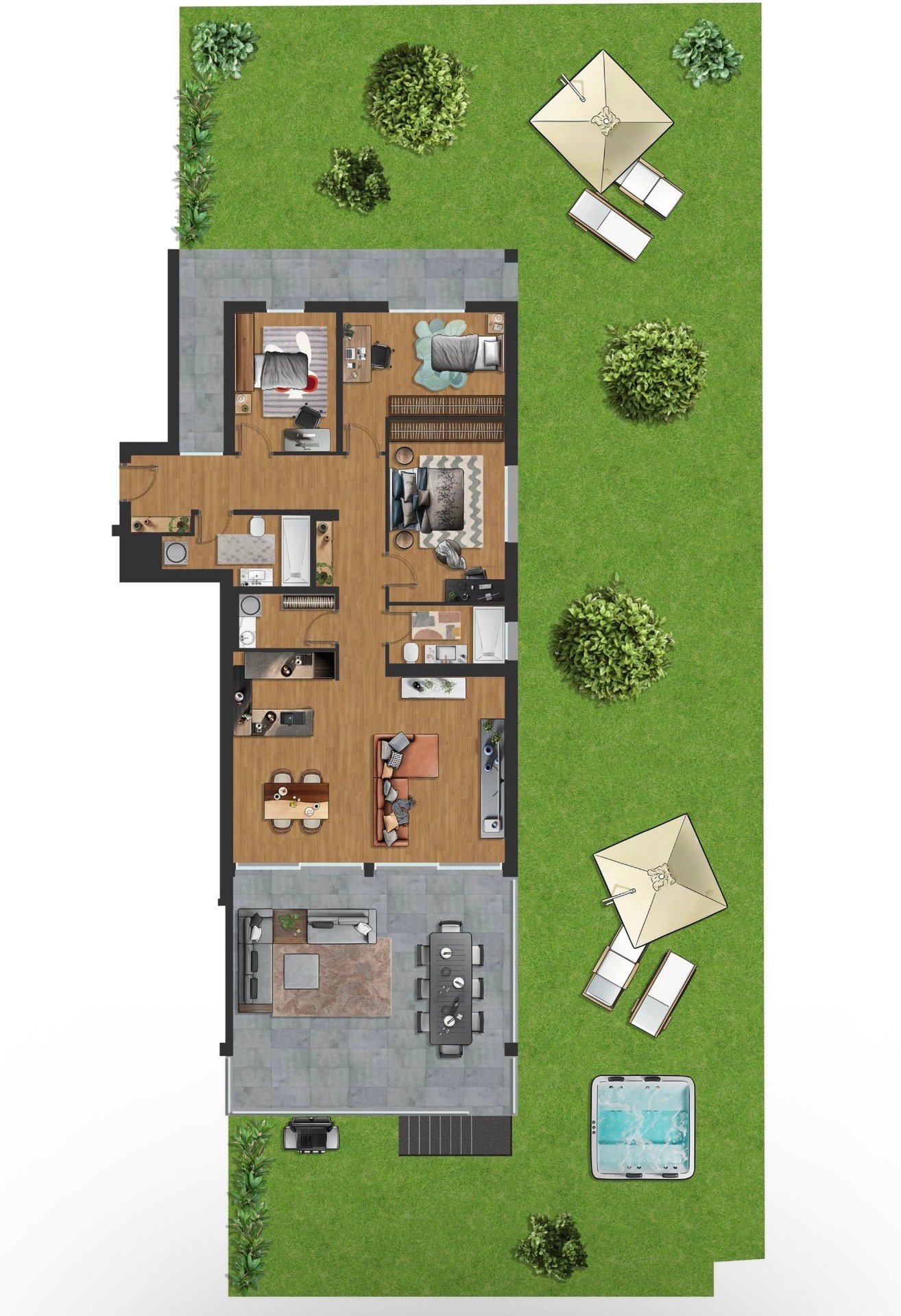 Letztes - Apartment mit Garten 4.5 Zimmer in ruhiger Lage -  Bild 4