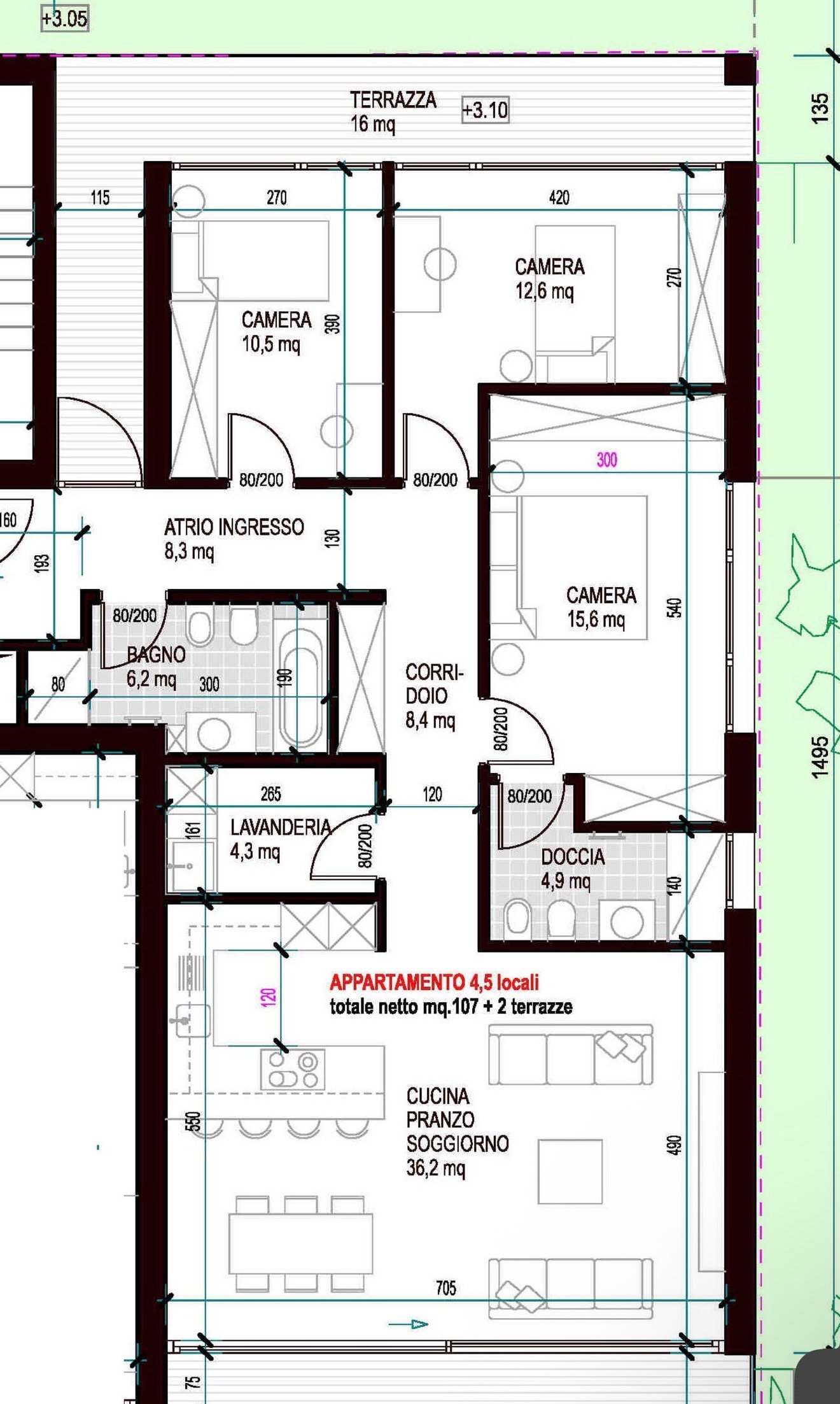 Letztes - Apartment mit Garten 4.5 Zimmer in ruhiger Lage -  Bild 10