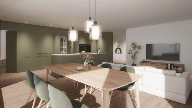 4.5 Zimmer Attikawohnung mit 133 m² Terrasse -  Bild 2