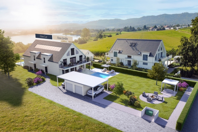 Neubauprojekt "EDEN" Doppelhaushälfte "Jardin" -  Bild 1
