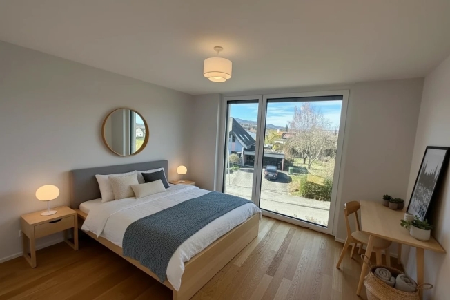 Prächtiges Doppelhaus mit einer großen 32 m² großen Terrasse, hell und modern -  Bild 7
