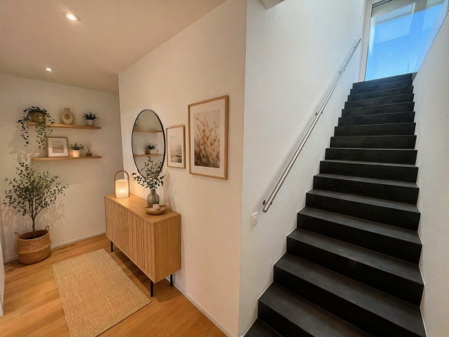Prächtiges Doppelhaus mit großer Terrasse von 45 m², hell und modern -  Bild 6