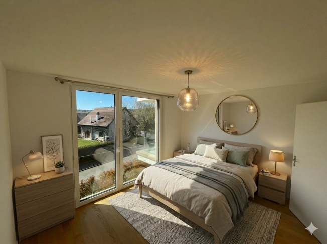 Prächtiges Doppelhaus mit großer Terrasse von 45 m², hell und modern -  Bild 8