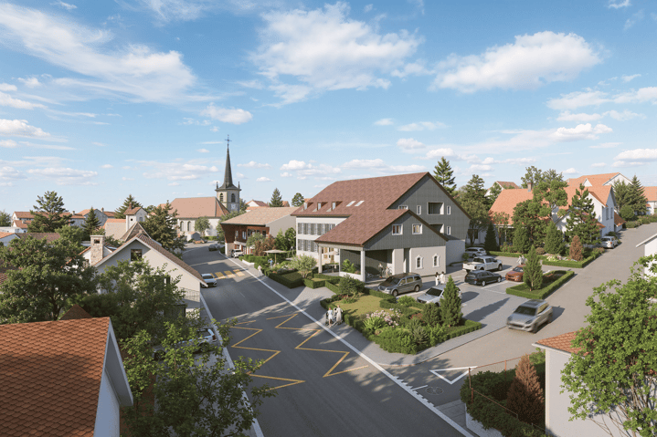 Appartement neuf de 4,5 pièces à Autigny avec balcon et 2 parking (LOT 3) -  Bild 1