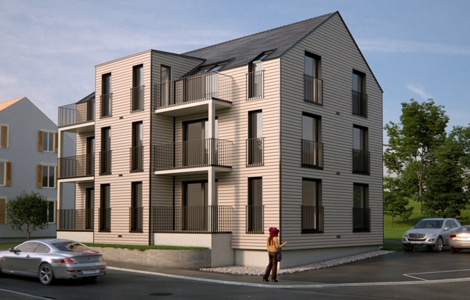 Moderne helle 2.5 Zimmer-Wohnung mit Balkon in Seenähe -  Bild 1
