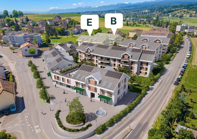 Charmant 2,5 pièces sous combles avec 2 balcons -  Bild 8