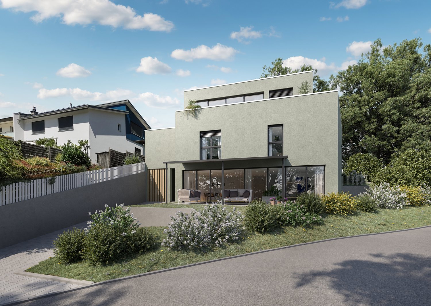 Die Gelegenheit! Im Zentrum von Worb, freistehende Einfamilienhaus mit Weitischt! -  Bild 1