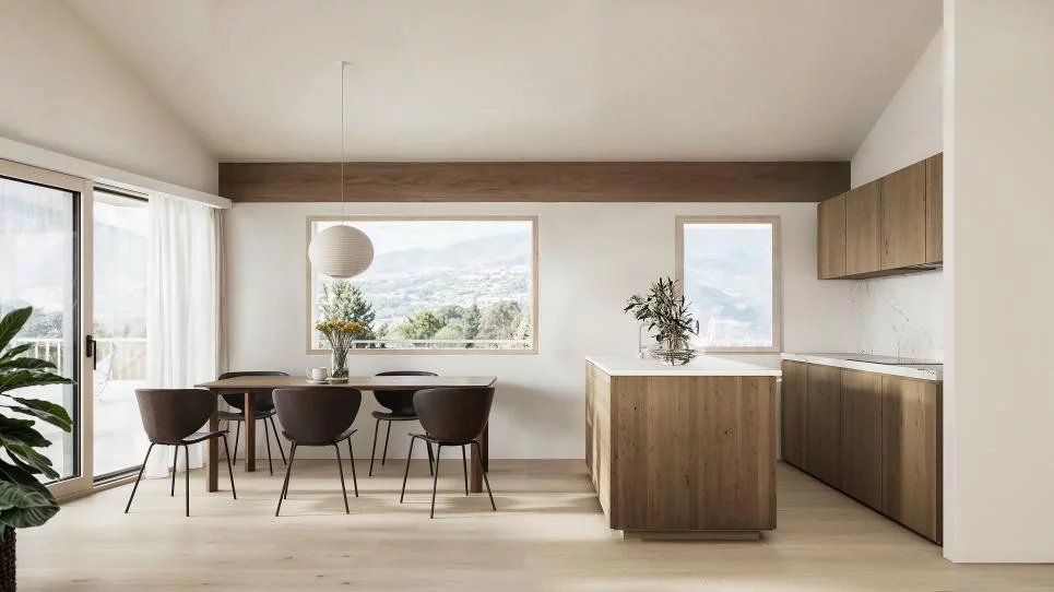 Chalets im modernen Stil in Mollens Promotion Les Martelles -  Bild 2
