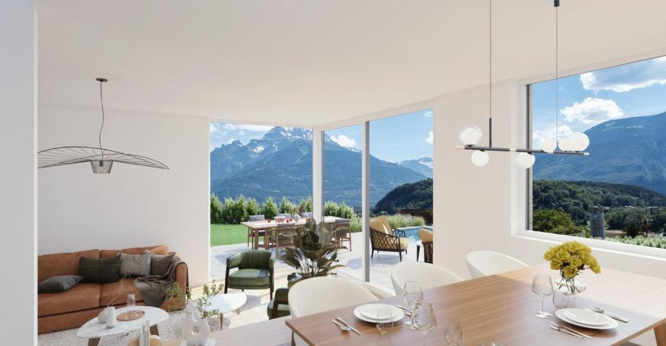 Villas d'architecte - Lot A7 - Le Clos d'Arbosson - Maison jumelée 6.5 pièces - image - 7