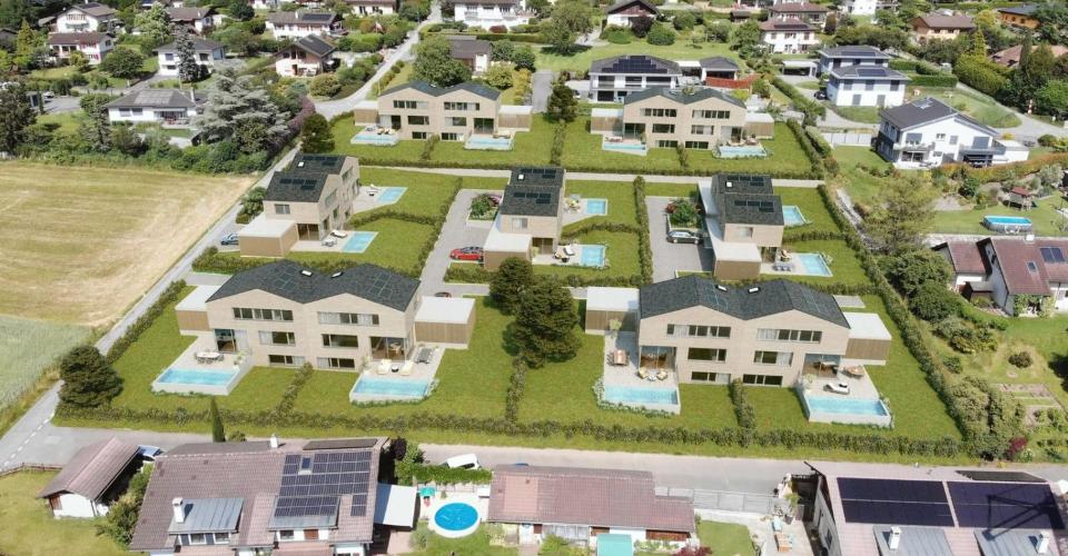 Villas d'architecte - Lot A7 - Le Clos d'Arbosson - Maison jumelée 6.5 pièces - image - 12