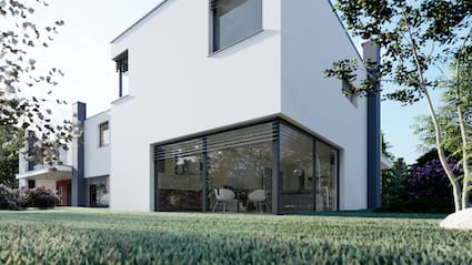 Villa 4.5 locali con giardino e vista aperta a Brè sopra Lugano -  Bild 1