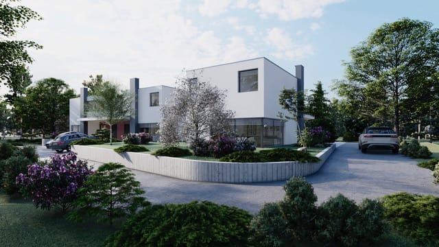 Villa 4.5 locali con giardino e vista aperta a Brè sopra Lugano -  Bild 10