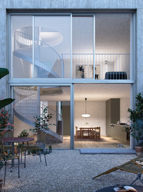 Luxuriöses Townhouse-Wohnen mit atemberaubendem Atrium und modernem Design -  Bild 1