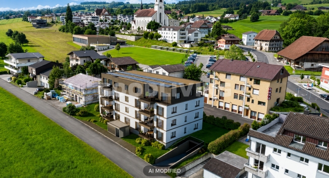 Neubauwohnung mit Seesicht und zwei grosszügigen Balkonen in Nottwil -  Bild 1